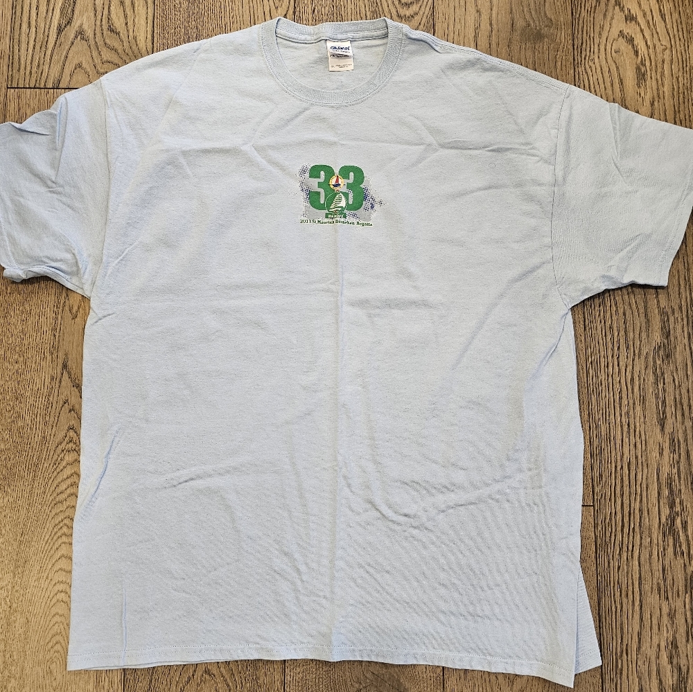 Gildan St Maarten Heineken Regatta T-shirt Light Blue XXL